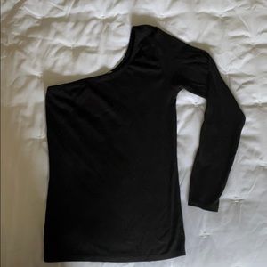 Joah brown one shoulder top s/m